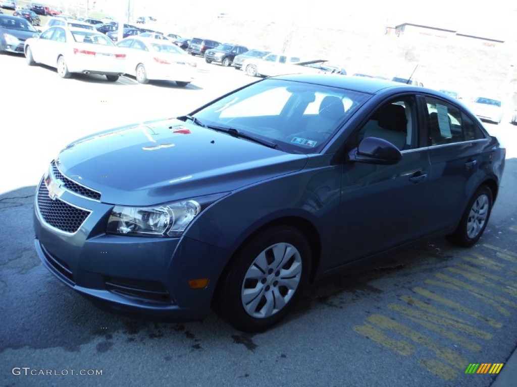 2012 Cruze LS - Blue Granite Metallic / Jet Black/Medium Titanium photo #5