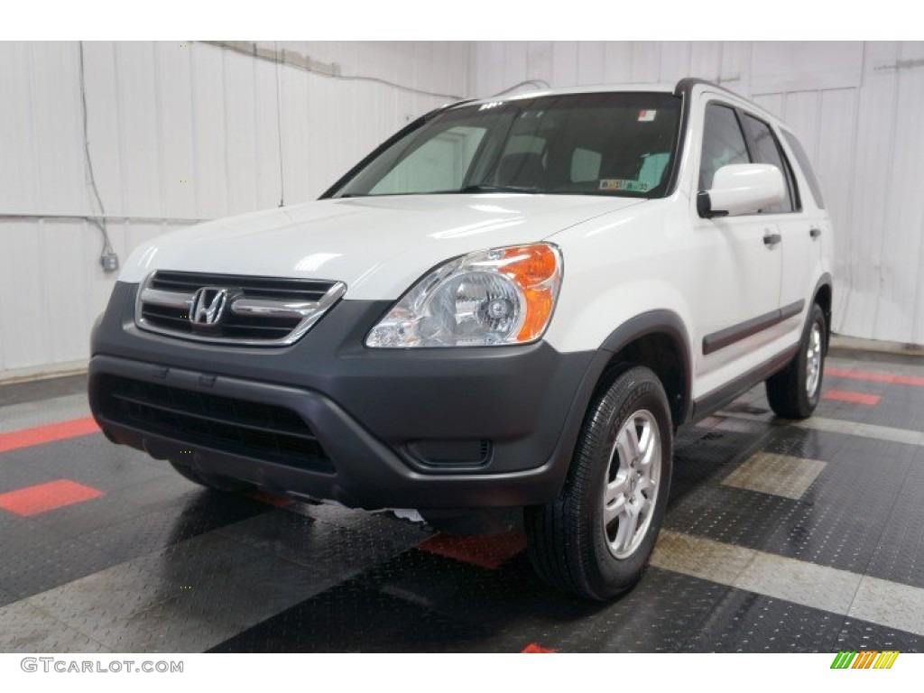 2004 CR-V EX 4WD - Taffeta White / Black photo #3