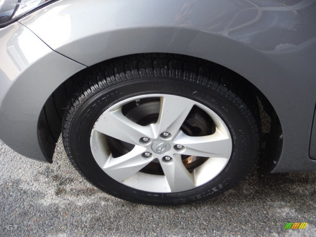 2012 Elantra GLS - Harbor Gray Metallic / Gray photo #5
