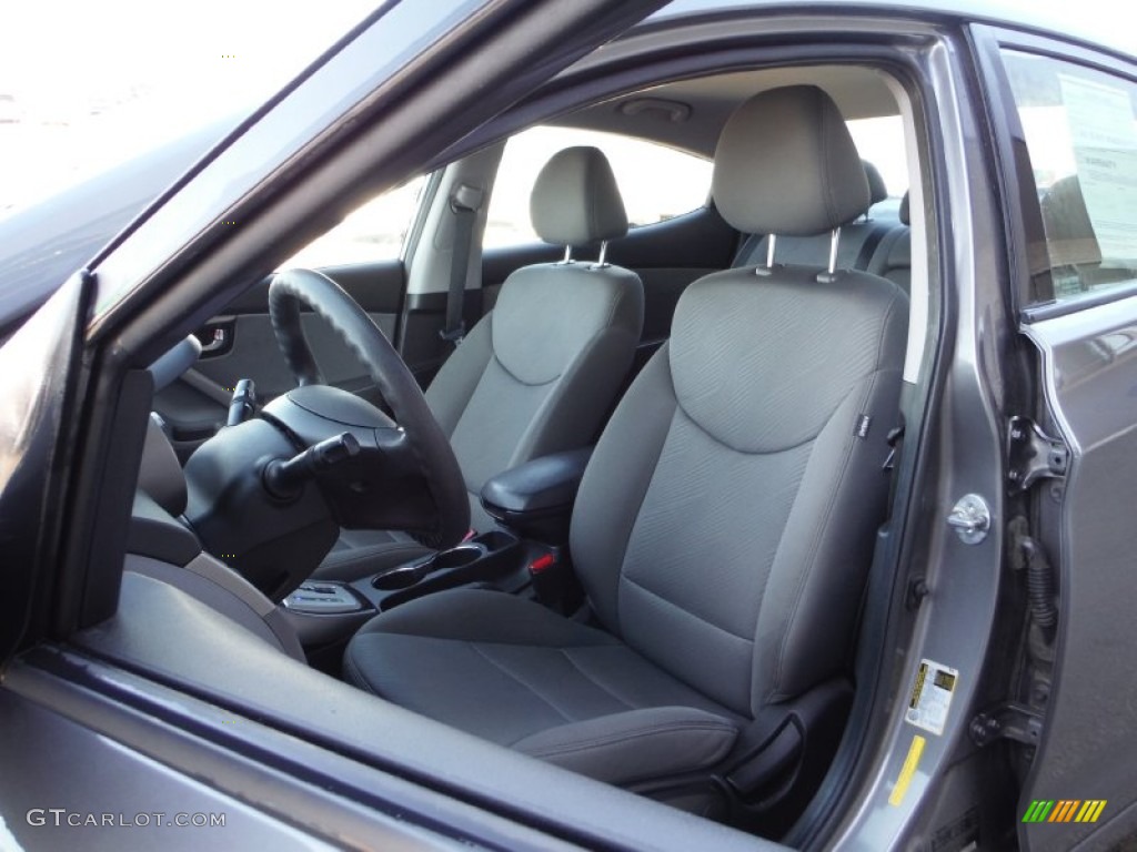 2012 Elantra GLS - Harbor Gray Metallic / Gray photo #12