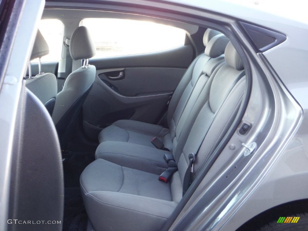 2012 Elantra GLS - Harbor Gray Metallic / Gray photo #14