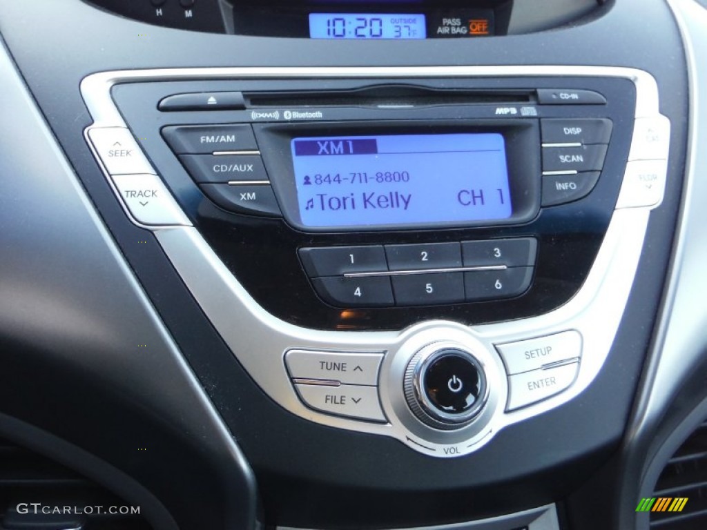 2012 Elantra GLS - Harbor Gray Metallic / Gray photo #17