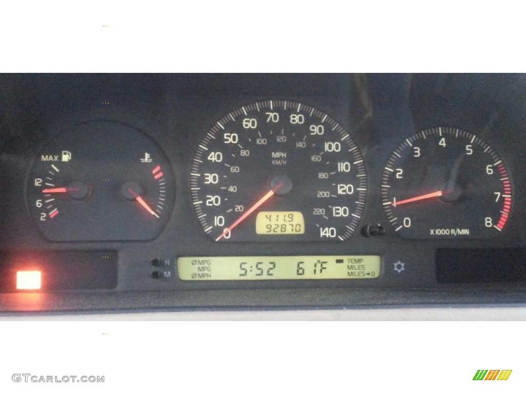 2004 Volvo C70 Low Pressure Turbo Gauges Photos