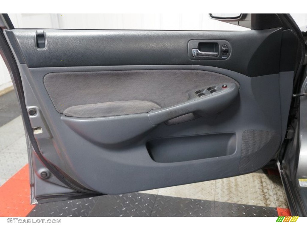 2005 Civic Hybrid Sedan - Magnesium Metallic / Gray photo #12