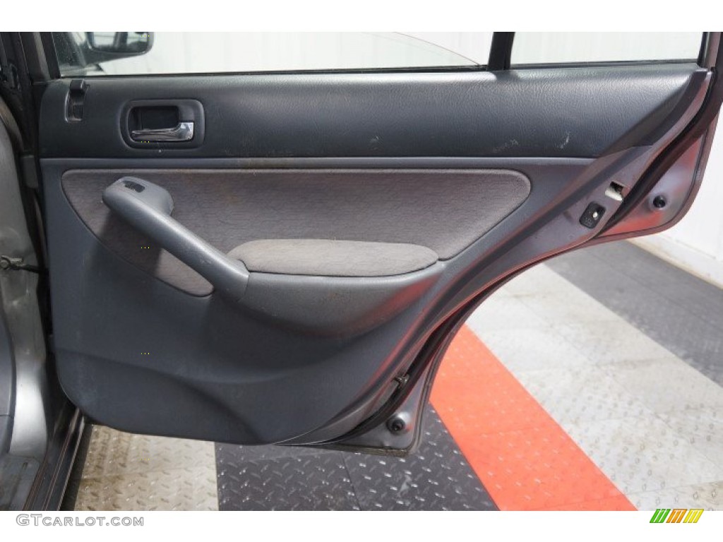 2005 Civic Hybrid Sedan - Magnesium Metallic / Gray photo #16