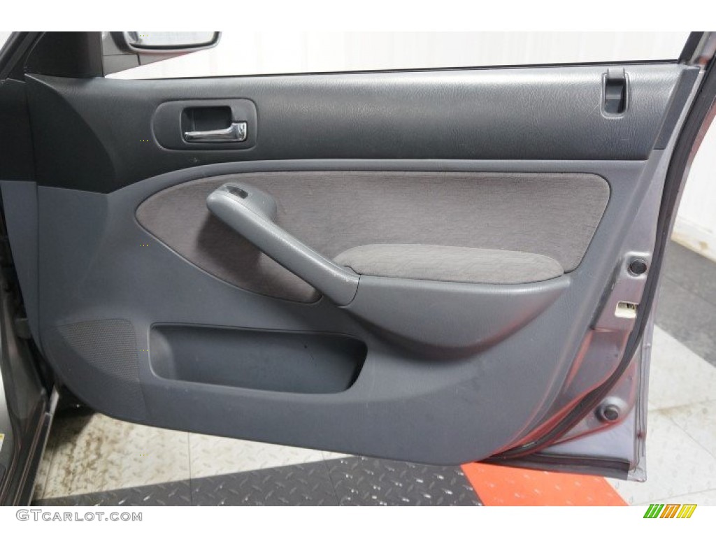 2005 Civic Hybrid Sedan - Magnesium Metallic / Gray photo #17