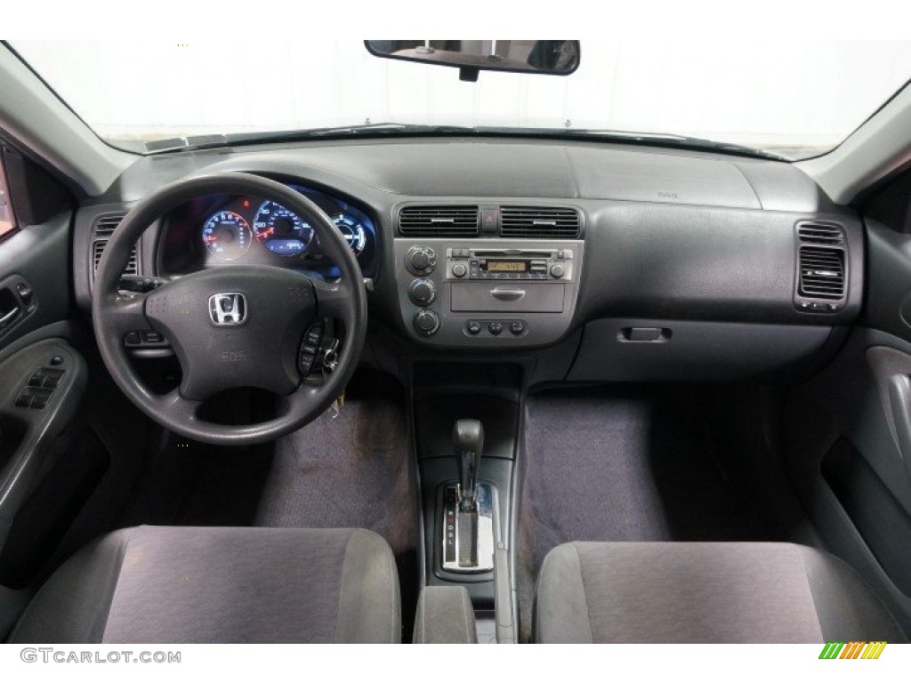 2005 Civic Hybrid Sedan - Magnesium Metallic / Gray photo #21