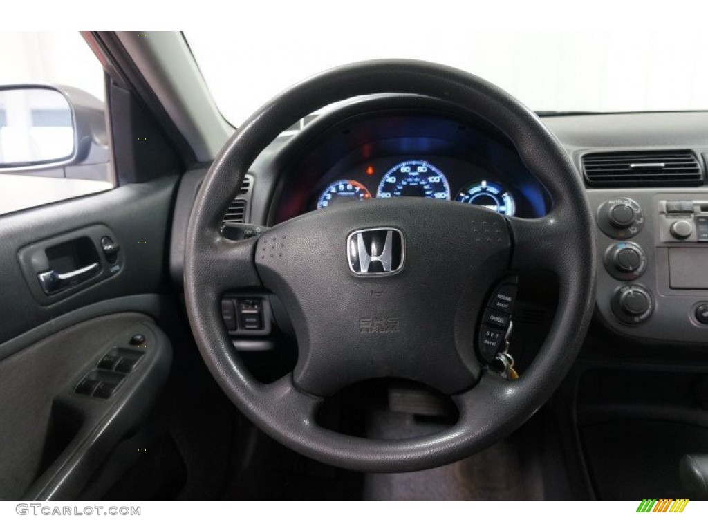 2005 Civic Hybrid Sedan - Magnesium Metallic / Gray photo #22