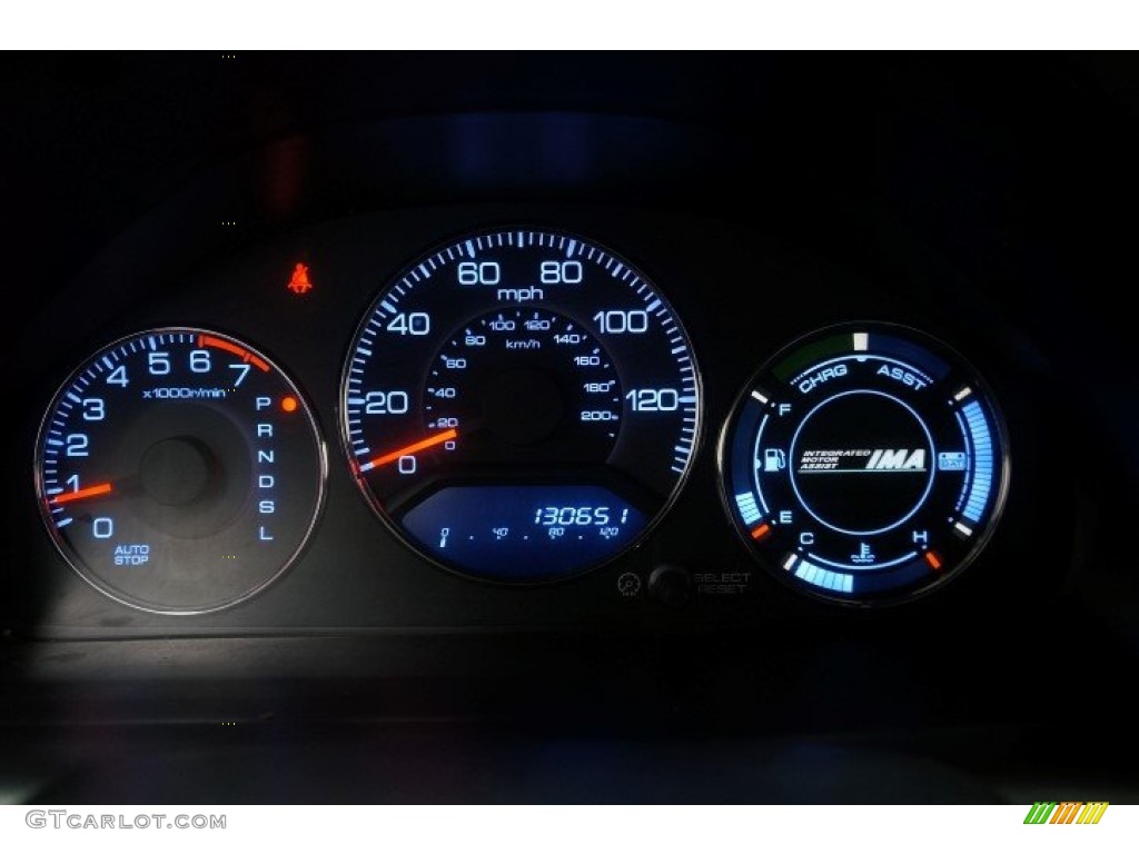 2005 Civic Hybrid Sedan - Magnesium Metallic / Gray photo #26