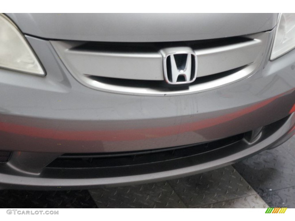 2005 Civic Hybrid Sedan - Magnesium Metallic / Gray photo #33