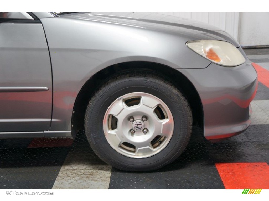 2005 Civic Hybrid Sedan - Magnesium Metallic / Gray photo #35