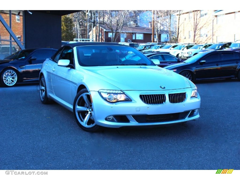 2008 6 Series 650i Convertible - Atlantic Blue Metallic / Black photo #1