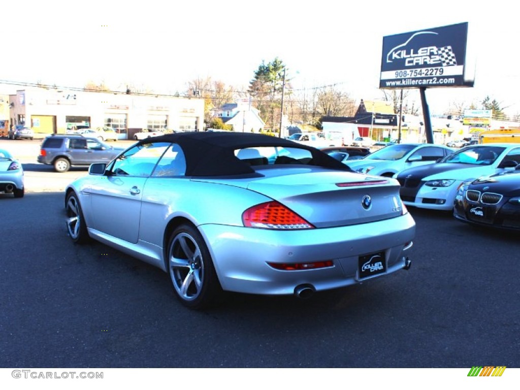 2008 6 Series 650i Convertible - Atlantic Blue Metallic / Black photo #5