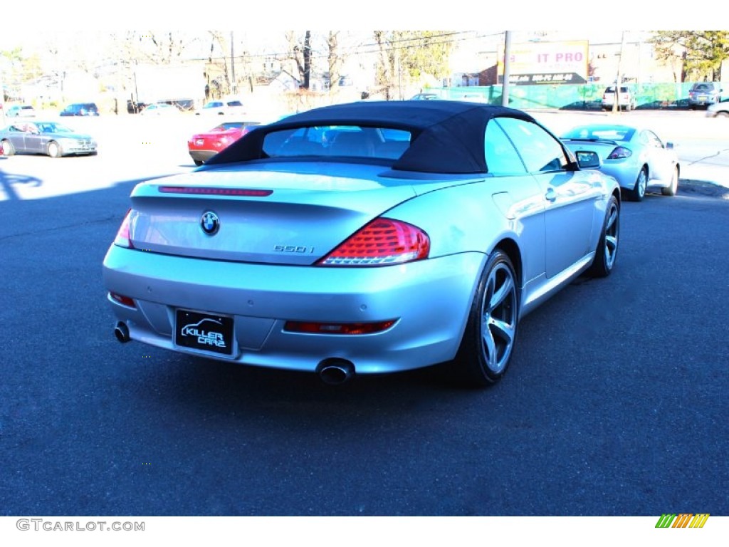 2008 6 Series 650i Convertible - Atlantic Blue Metallic / Black photo #7