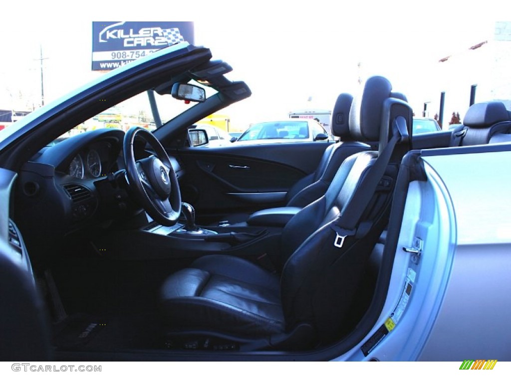 2008 6 Series 650i Convertible - Atlantic Blue Metallic / Black photo #15