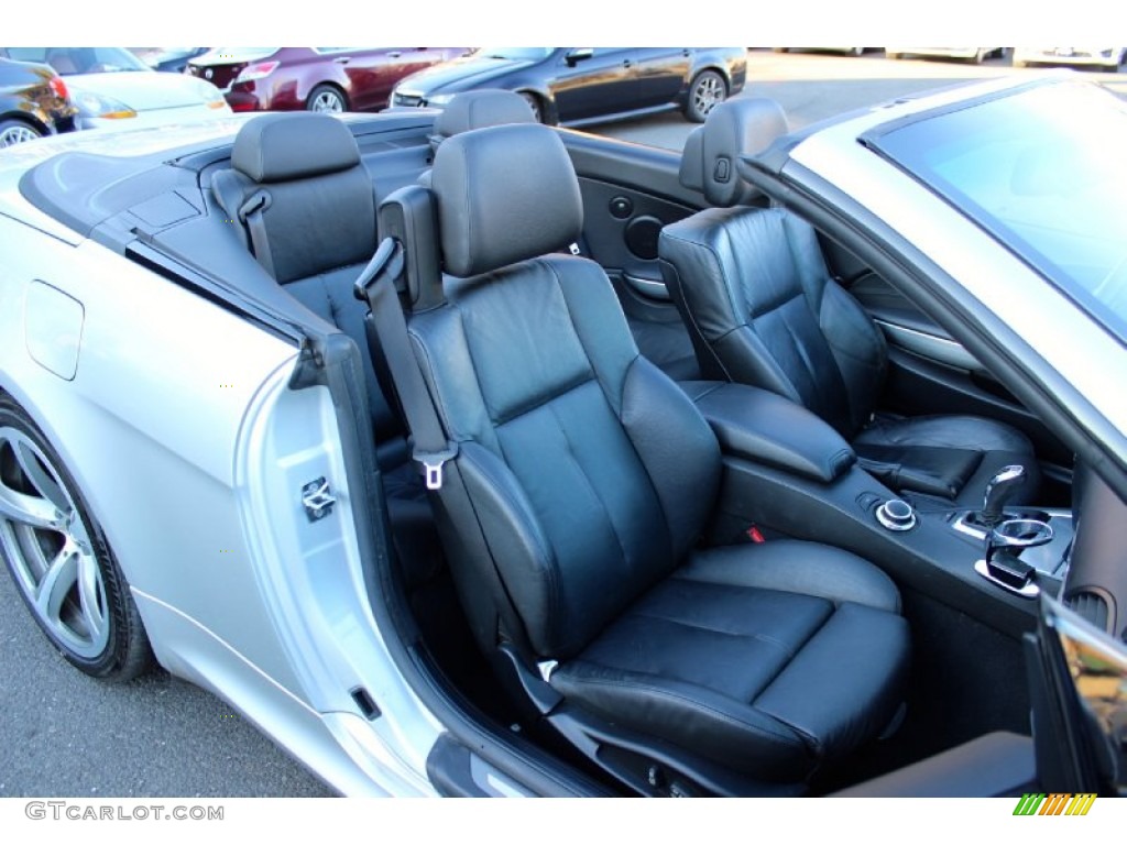 2008 6 Series 650i Convertible - Atlantic Blue Metallic / Black photo #23