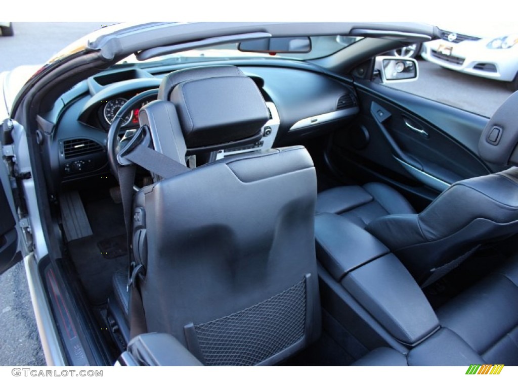 2008 6 Series 650i Convertible - Atlantic Blue Metallic / Black photo #26