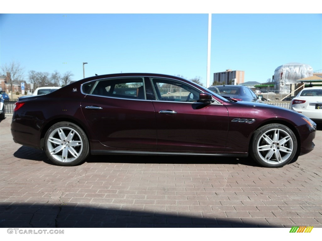 2014 Quattroporte S Q4 AWD - Rosso Folgore (Dark Red Metallic) / Cuoio photo #2