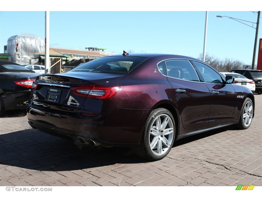 2014 Quattroporte S Q4 AWD - Rosso Folgore (Dark Red Metallic) / Cuoio photo #3