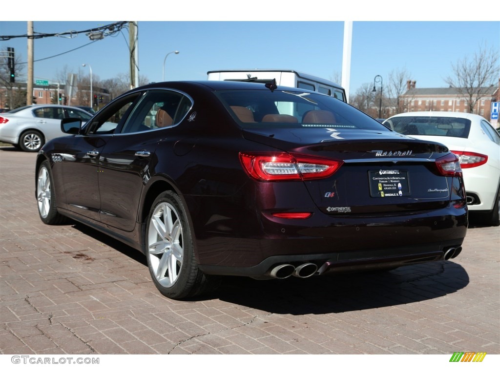 2014 Quattroporte S Q4 AWD - Rosso Folgore (Dark Red Metallic) / Cuoio photo #4