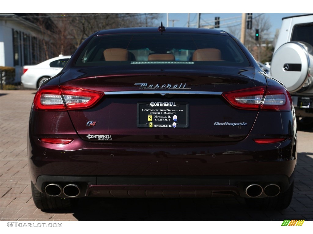 2014 Quattroporte S Q4 AWD - Rosso Folgore (Dark Red Metallic) / Cuoio photo #9