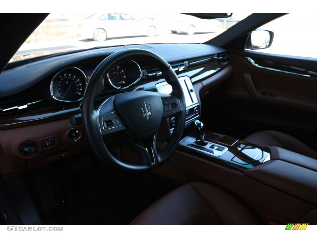 2014 Quattroporte S Q4 AWD - Rosso Folgore (Dark Red Metallic) / Cuoio photo #13