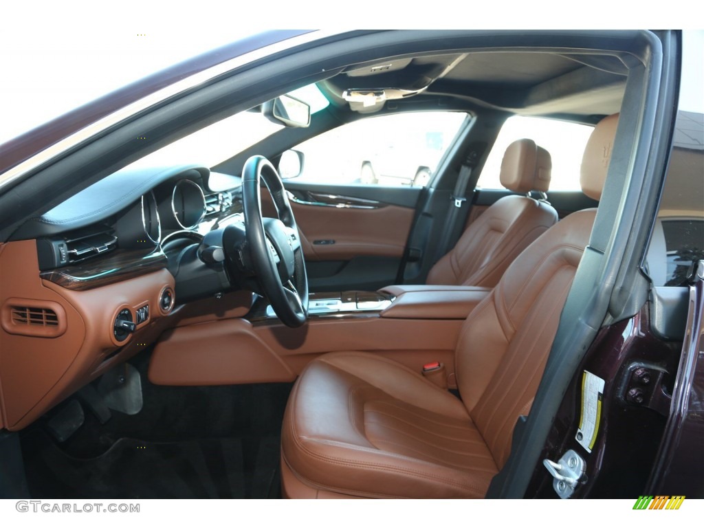 2014 Quattroporte S Q4 AWD - Rosso Folgore (Dark Red Metallic) / Cuoio photo #17