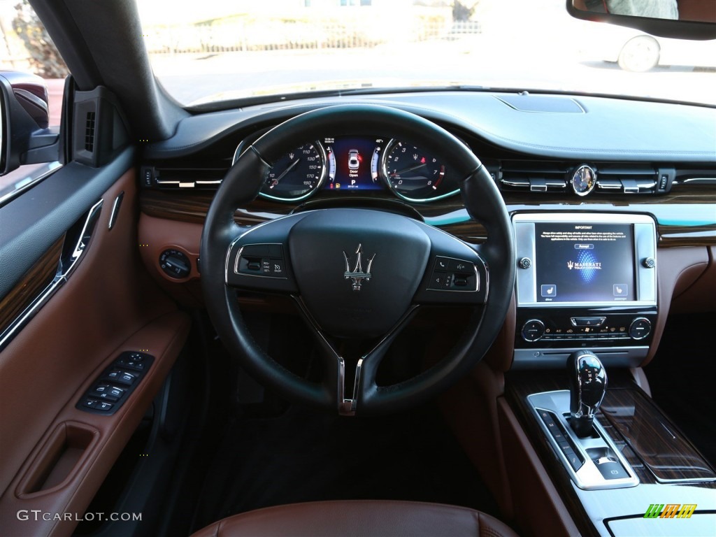 2014 Quattroporte S Q4 AWD - Rosso Folgore (Dark Red Metallic) / Cuoio photo #26