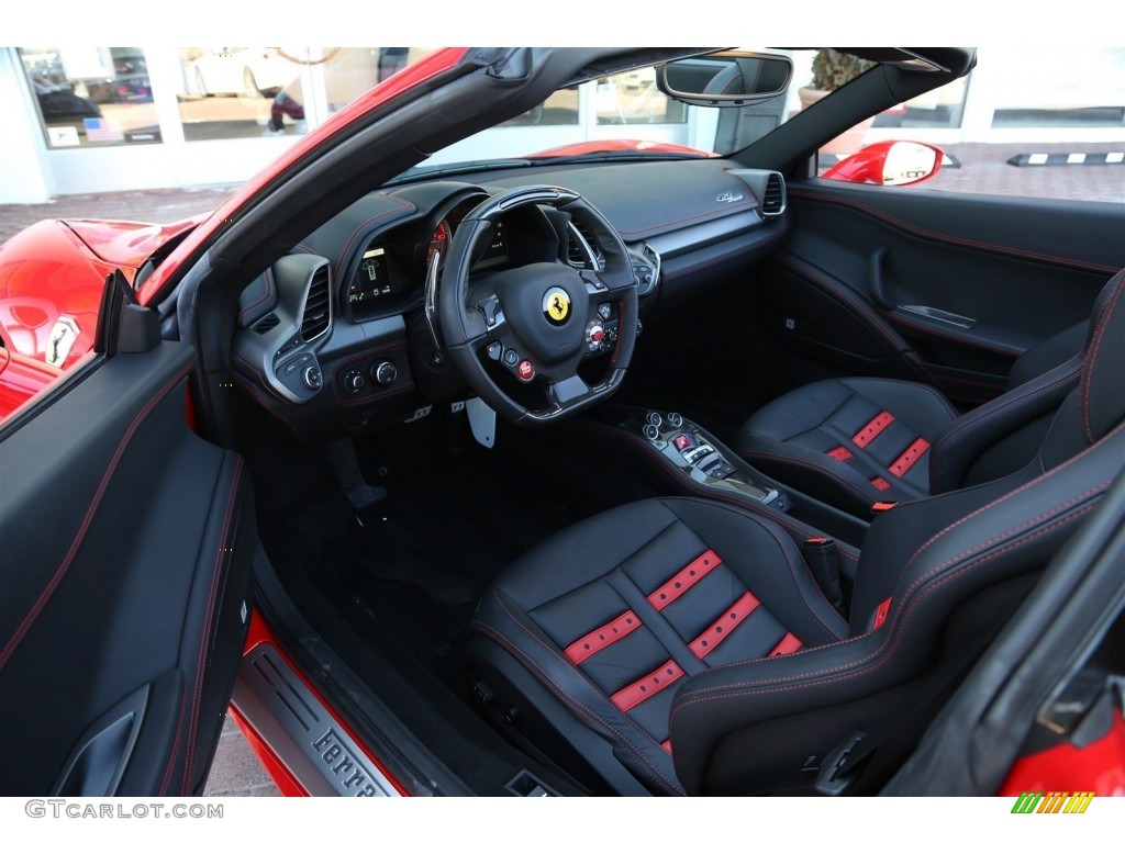 Nero Interior 2014 Ferrari 458 Spider Photo #102727088