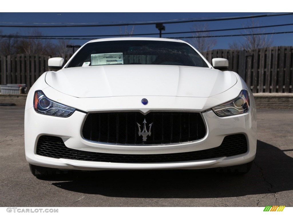 Bianco (White) 2015 Maserati Ghibli Standard Ghibli Model Exterior Photo #102727640