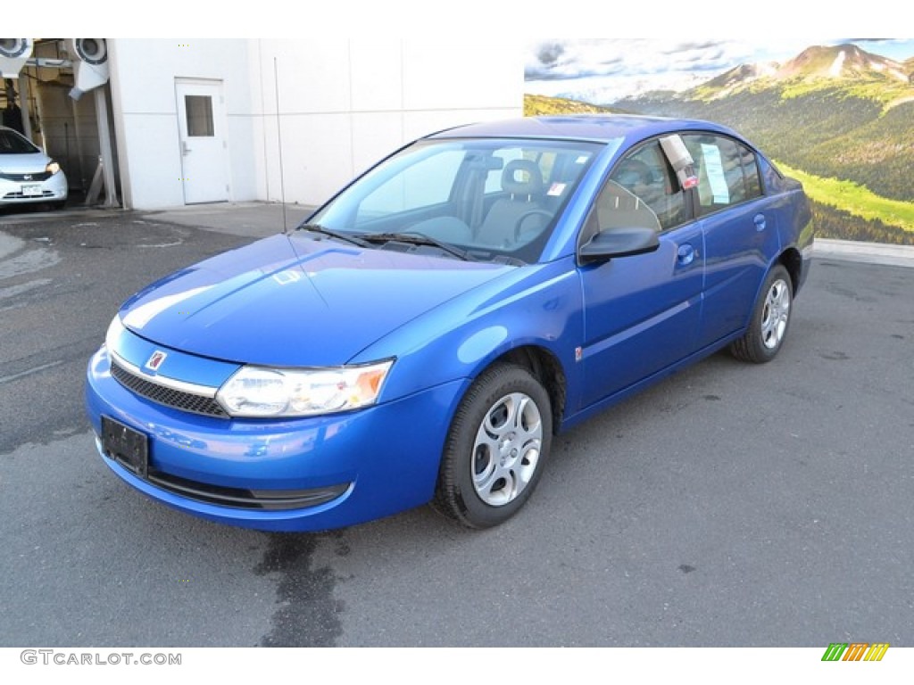 Electric Blue 2004 Saturn ION 2 Sedan Exterior Photo #102729116