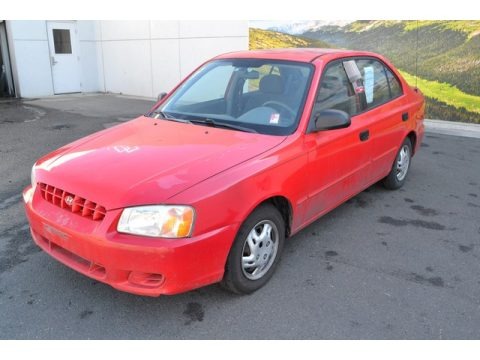 2001 Hyundai Accent GL Sedan Data, Info and Specs