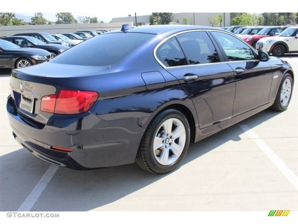 2012 5 Series 528i Sedan - Imperial Blue Metallic / Oyster/Black photo #4