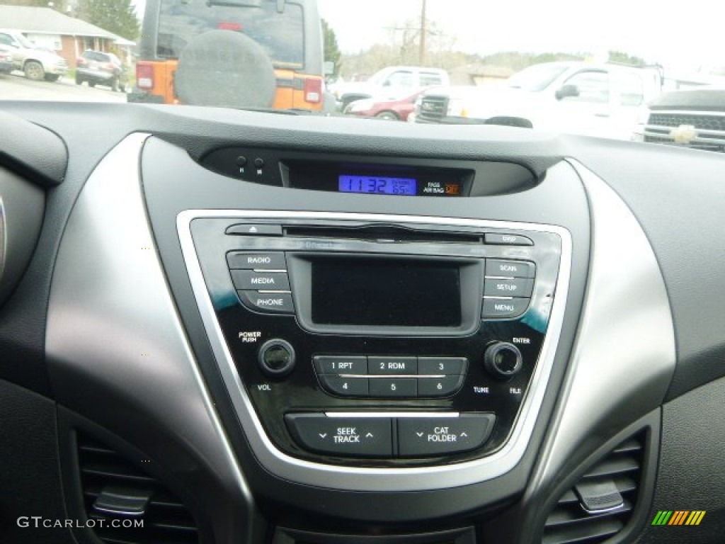 2013 Elantra Limited - Sparkling Ruby / Black photo #19