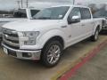 White Platinum Tricoat 2015 Ford F150 King Ranch SuperCrew Exterior