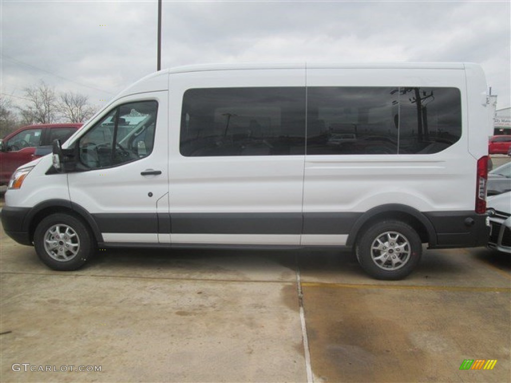 Oxford White 2015 Ford Transit Wagon XLT 350 MR Long Exterior Photo #102733006