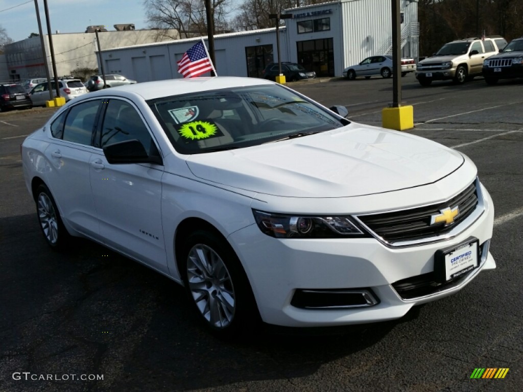 2014 Impala LS - Summit White / Jet Black/Dark Titanium photo #3