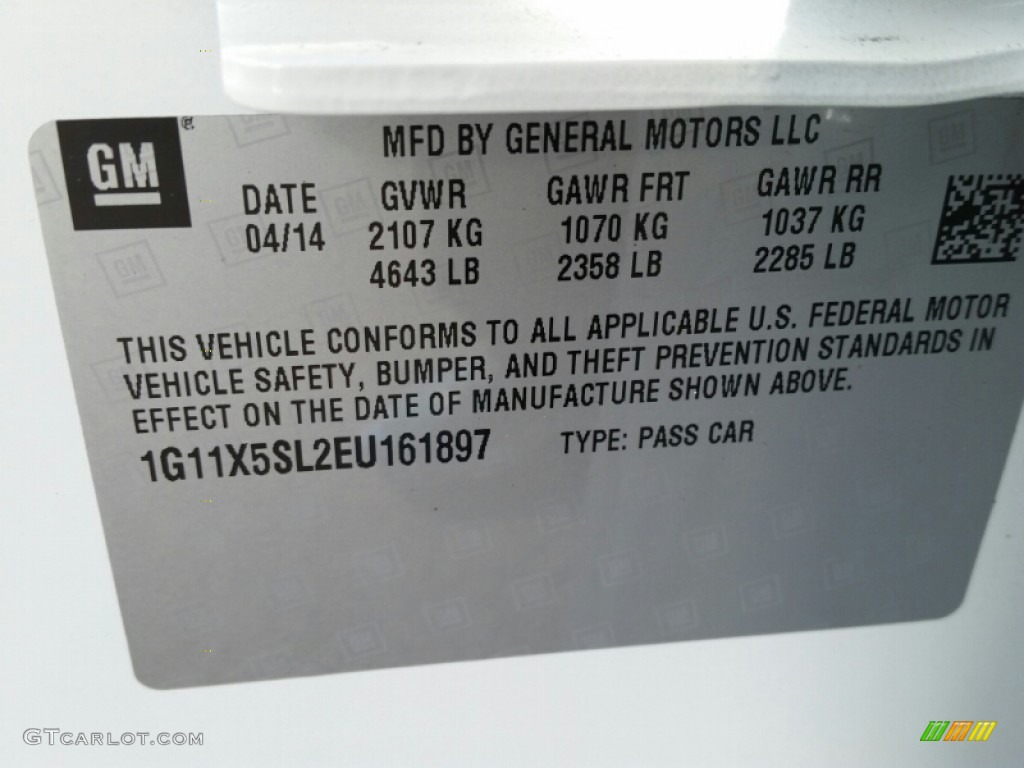 2014 Impala LS - Summit White / Jet Black/Dark Titanium photo #17