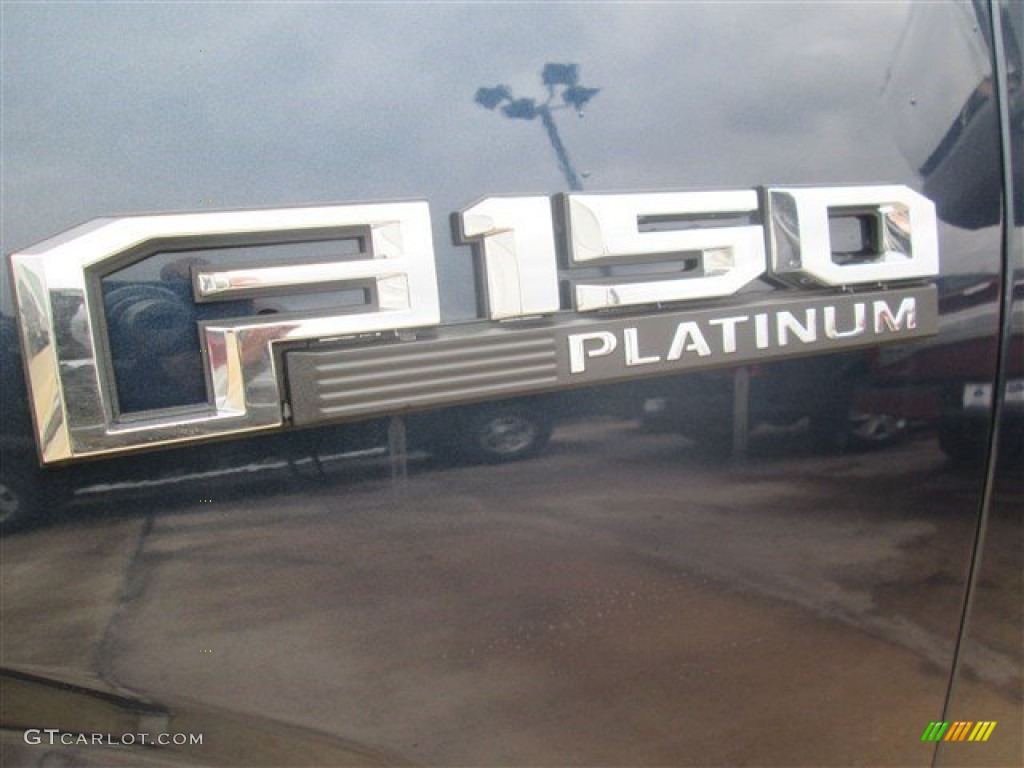 2015 F150 Platinum SuperCrew - Blue Jeans Metallic / Platinum Black photo #27