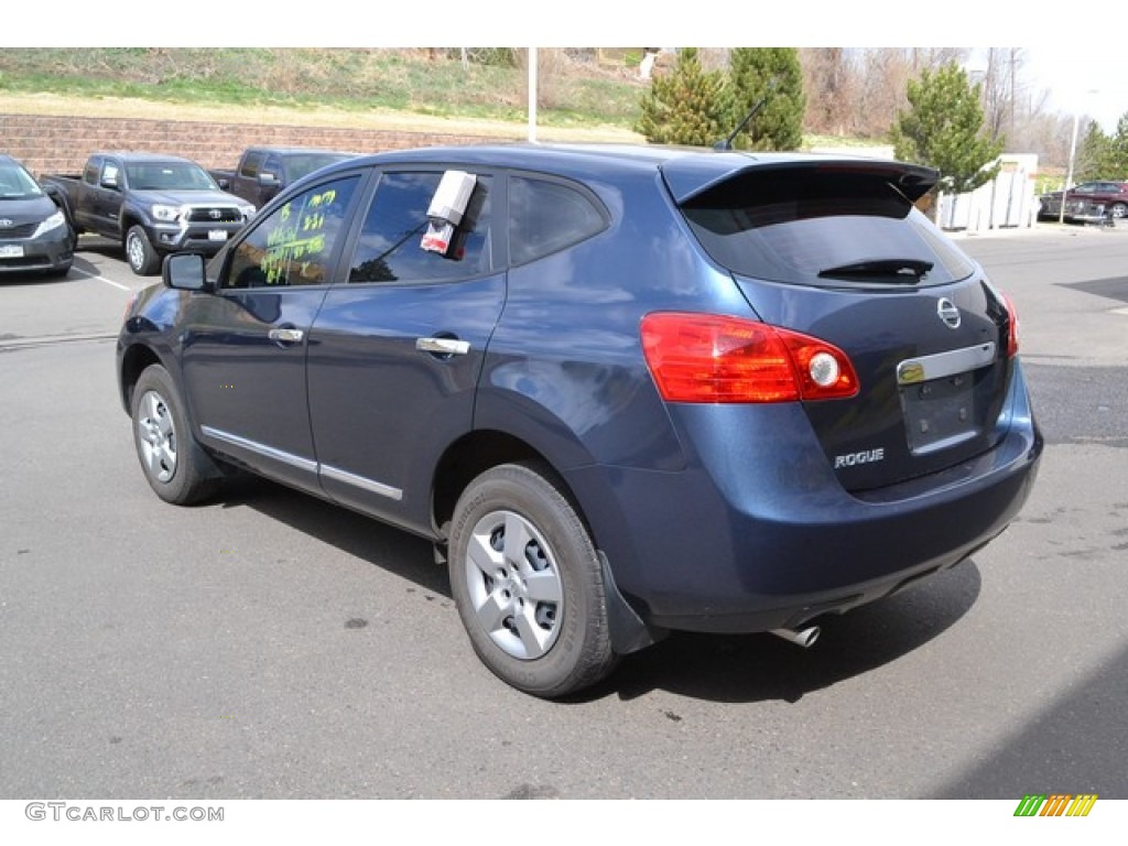 2013 Rogue S AWD - Graphite Blue / Black photo #3