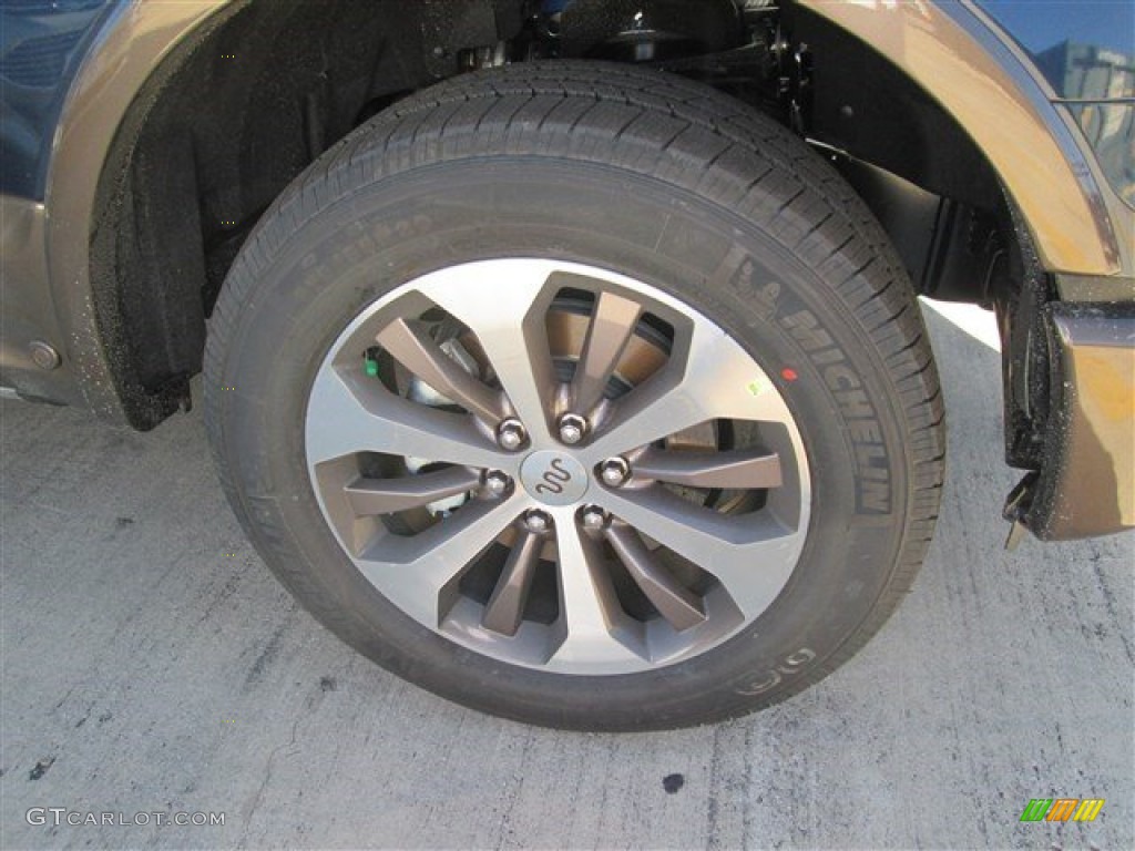 2015 F150 King Ranch SuperCrew - Blue Jeans Metallic / King Ranch Java/Mesa photo #3