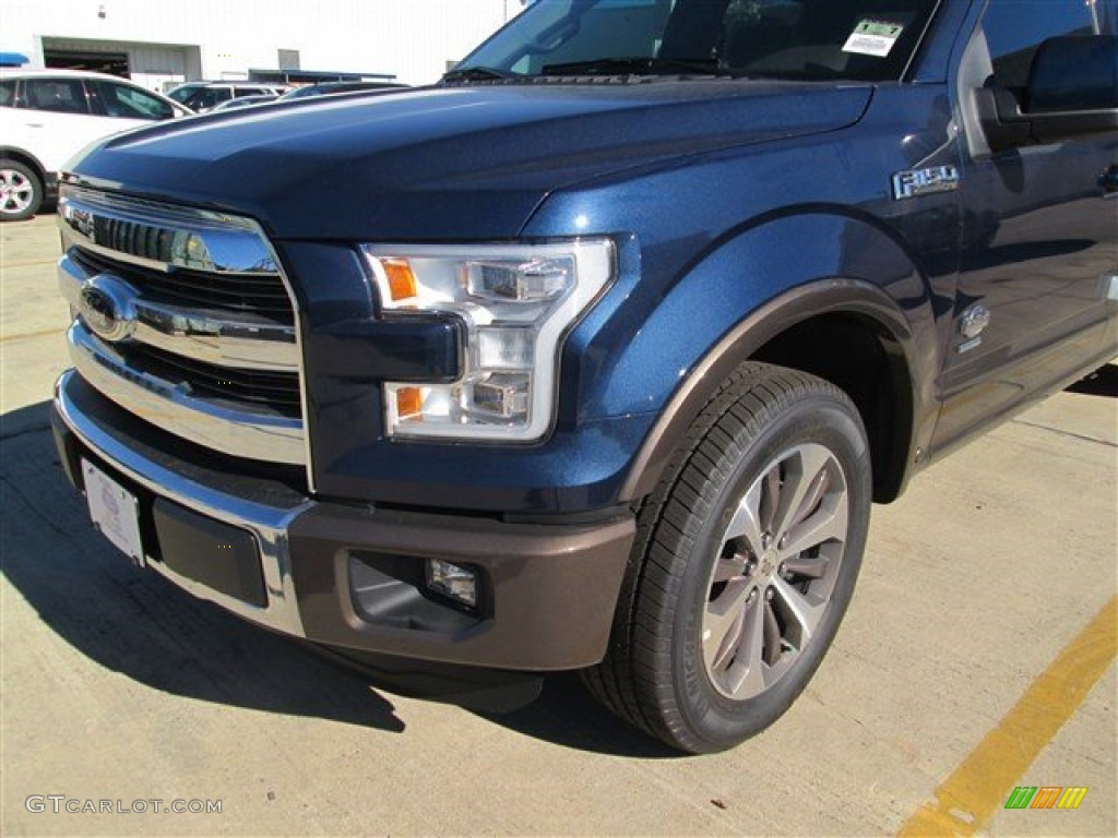 2015 F150 King Ranch SuperCrew - Blue Jeans Metallic / King Ranch Java/Mesa photo #16