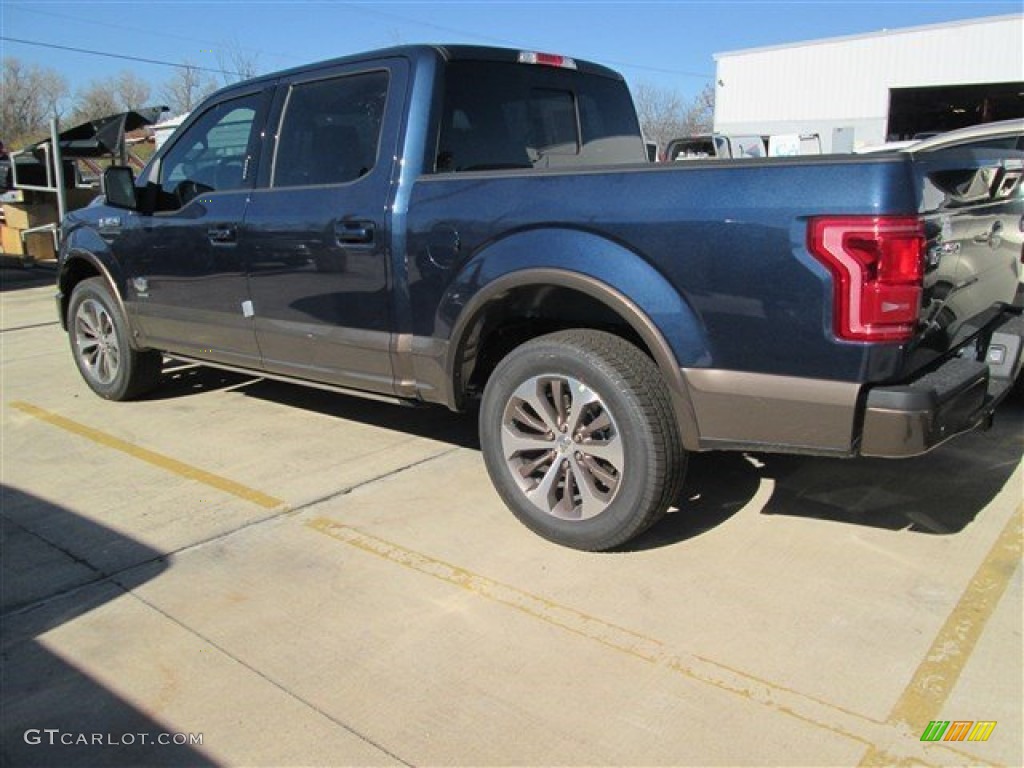 2015 F150 King Ranch SuperCrew - Blue Jeans Metallic / King Ranch Java/Mesa photo #17