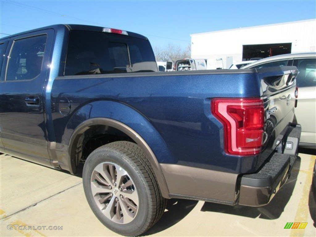 2015 F150 King Ranch SuperCrew - Blue Jeans Metallic / King Ranch Java/Mesa photo #19