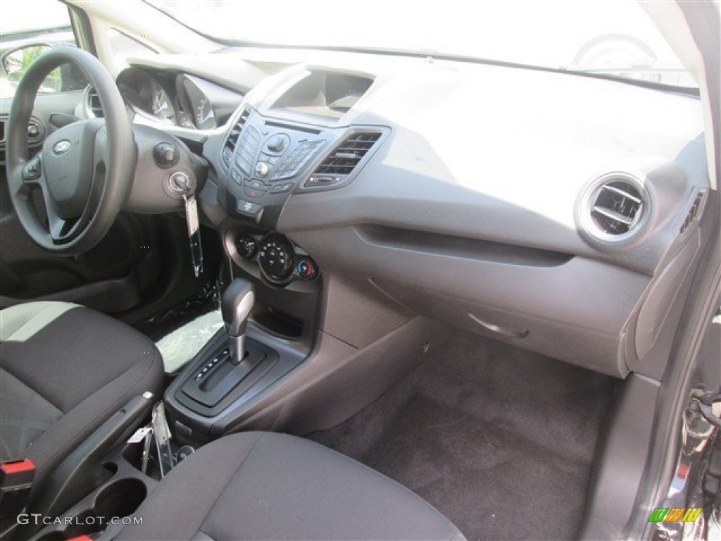 2015 Fiesta S Sedan - Tuxedo Black Metallic / Charcoal Black photo #12