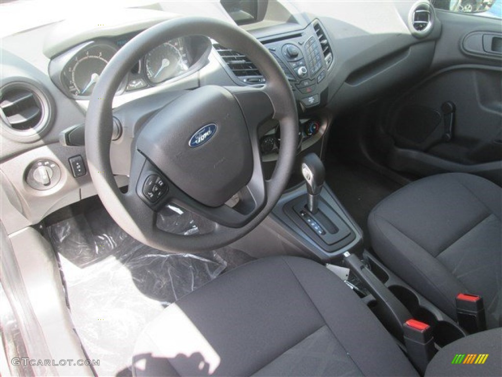 2015 Fiesta S Sedan - Tuxedo Black Metallic / Charcoal Black photo #15