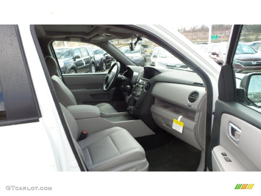 2015 Pilot EX-L 4WD - Taffeta White / Gray photo #16
