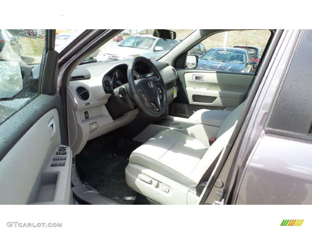 2015 Pilot EX 4WD - Modern Steel Metallic / Gray photo #9