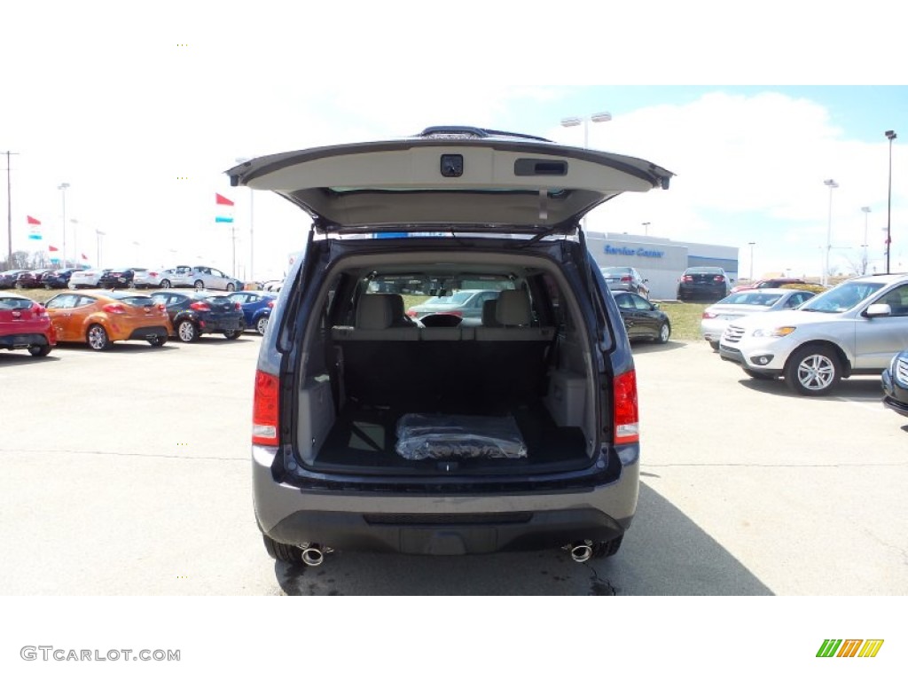 2015 Pilot EX 4WD - Modern Steel Metallic / Gray photo #13