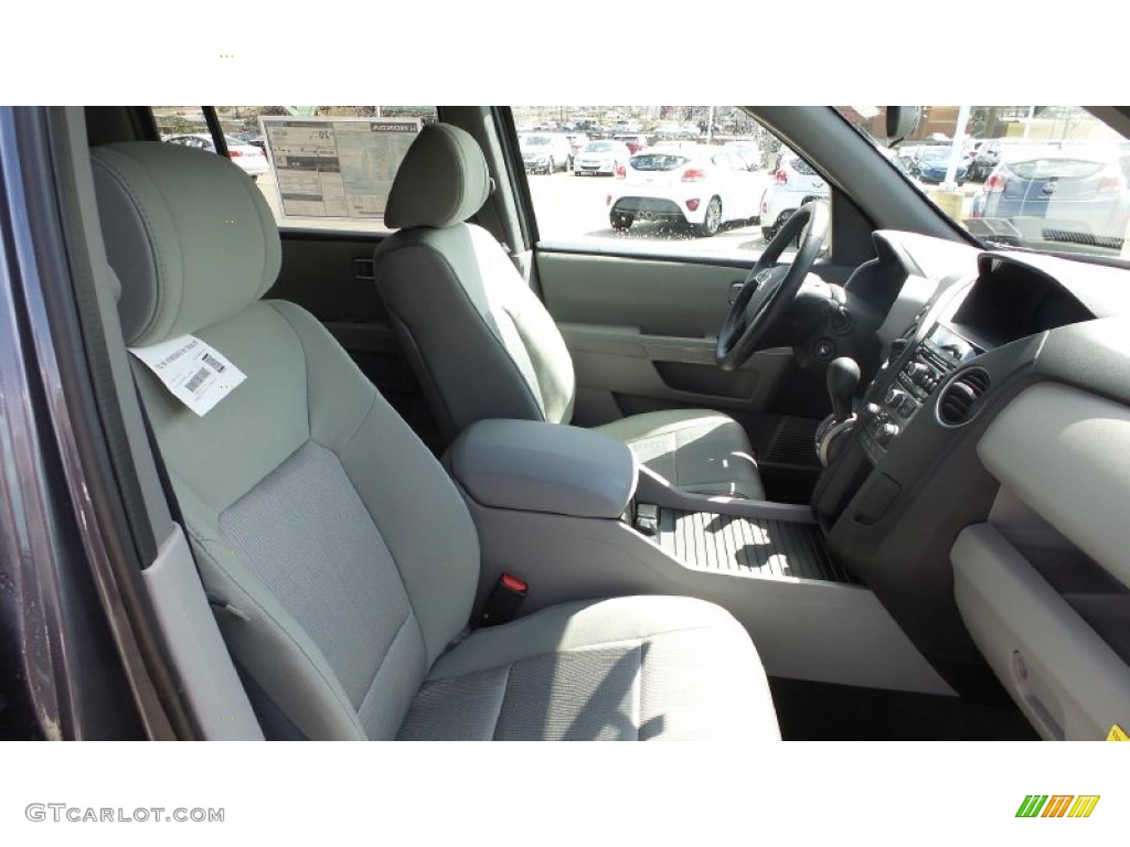 2015 Pilot EX 4WD - Modern Steel Metallic / Gray photo #18